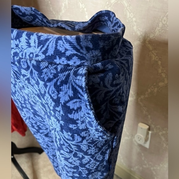 Lands' End Women's Pants Blue Geometric Pants Size S - Picture 3 of 7